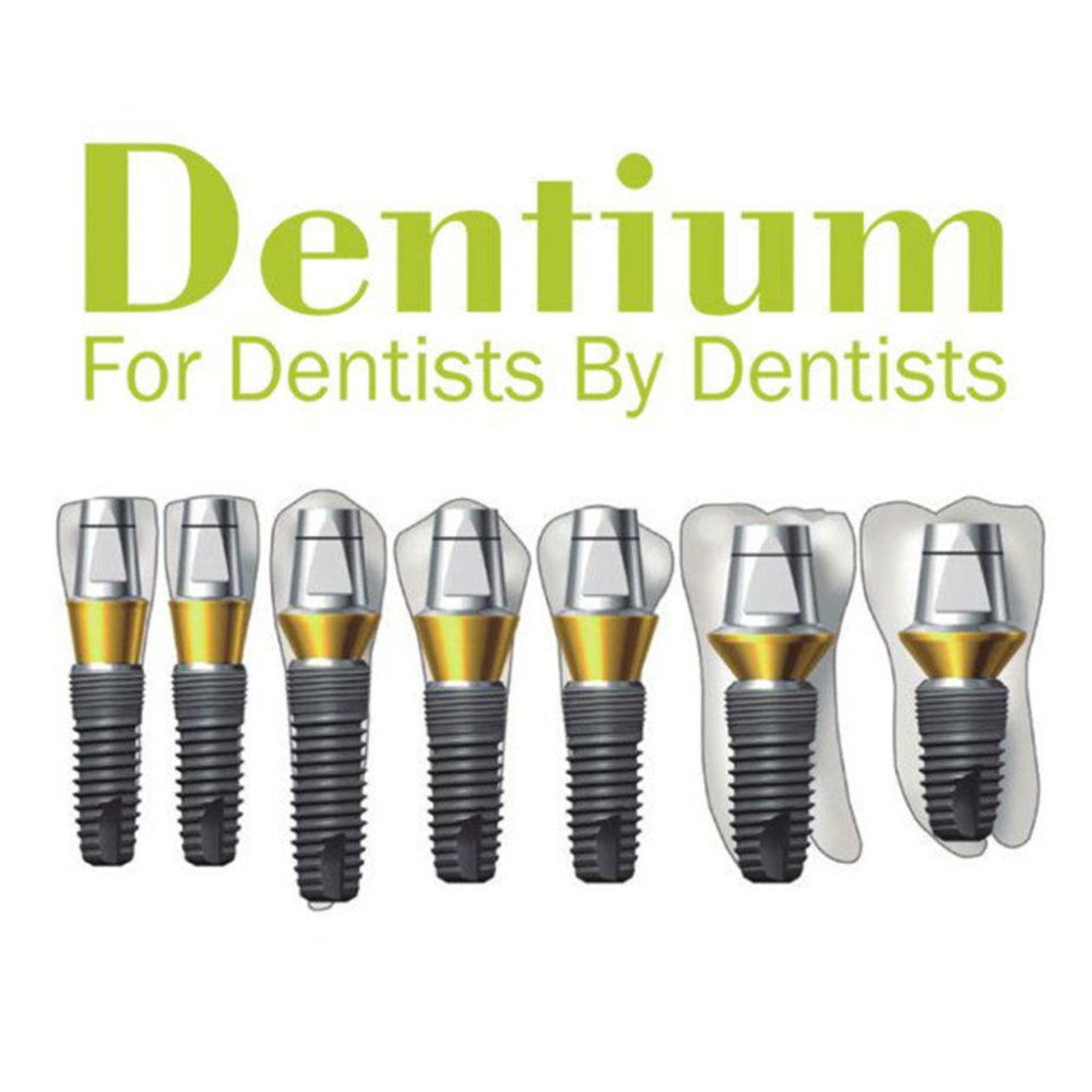 Имплантация Dentium Superline + коронка под ключ Имплантация Dentium Superline + коронка под ключ