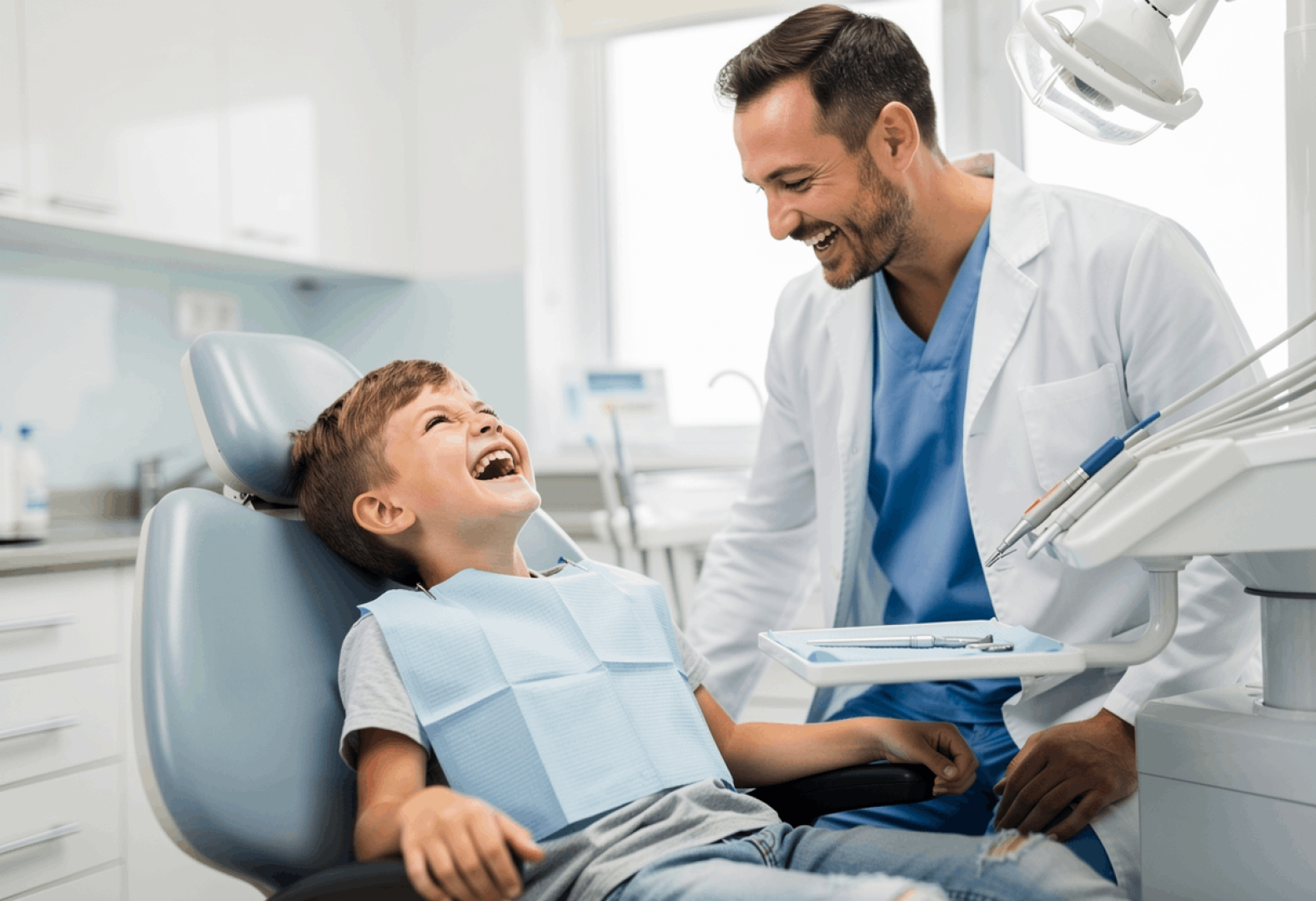 Удаление молочных зубов у детей