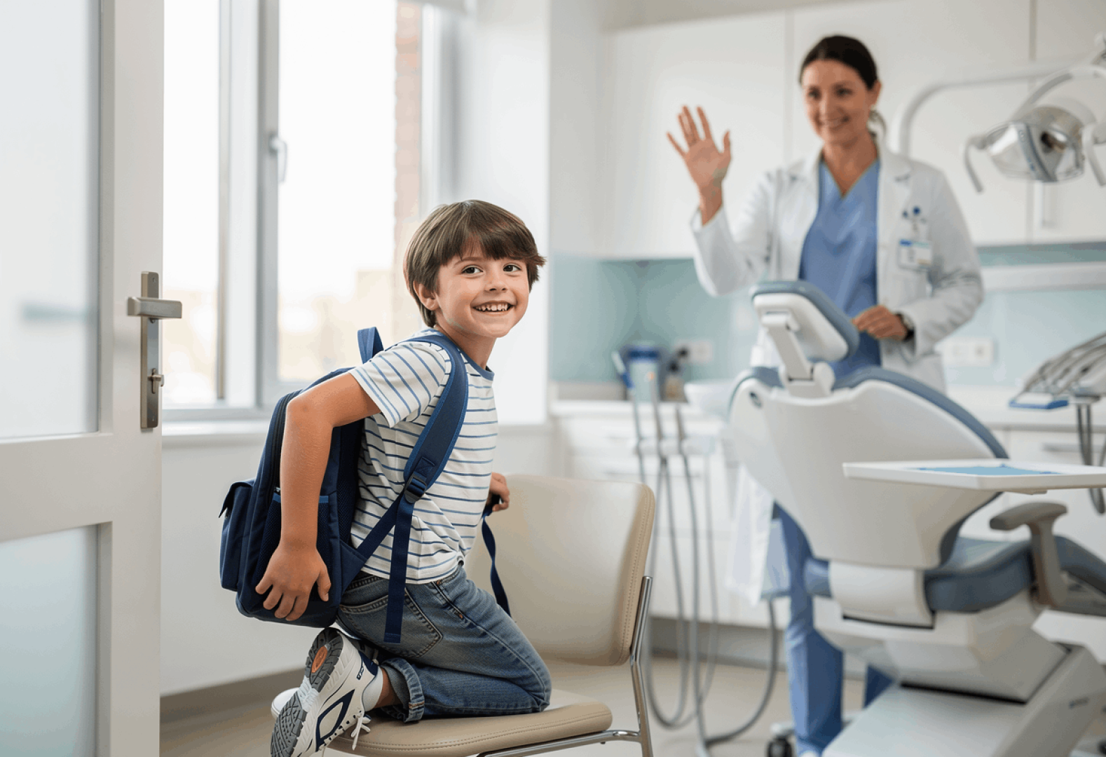 Лечение зубов детям под микроскопом