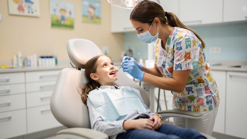 Герметизация фиссур у детей