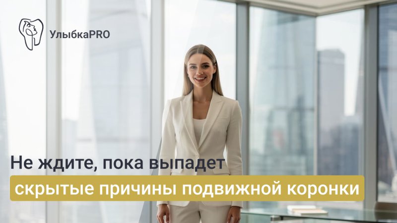 Шатается коронка на зубе: причины и что делать