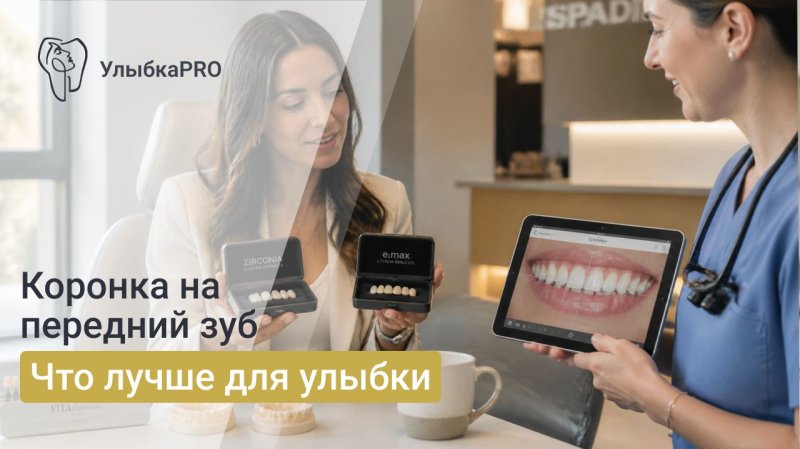 Коронки на передние зубы — какие лучше поставить