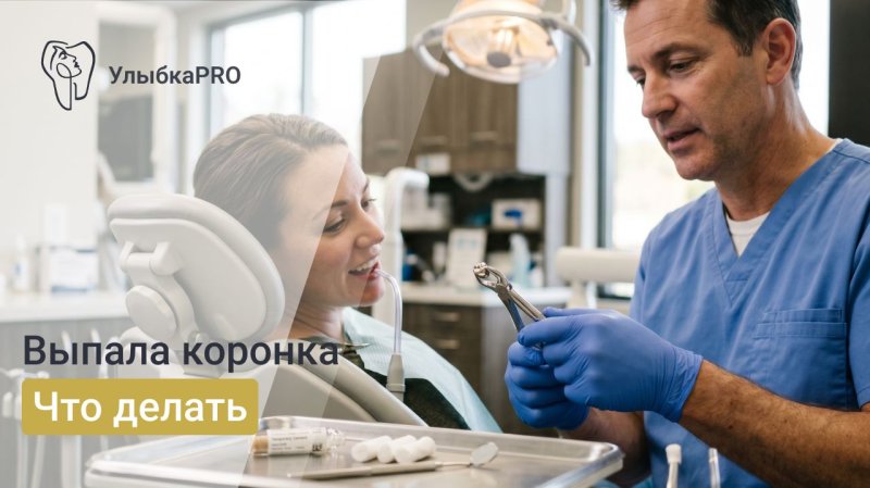 Слетела коронка с зуба – что делать при выпадении коронки