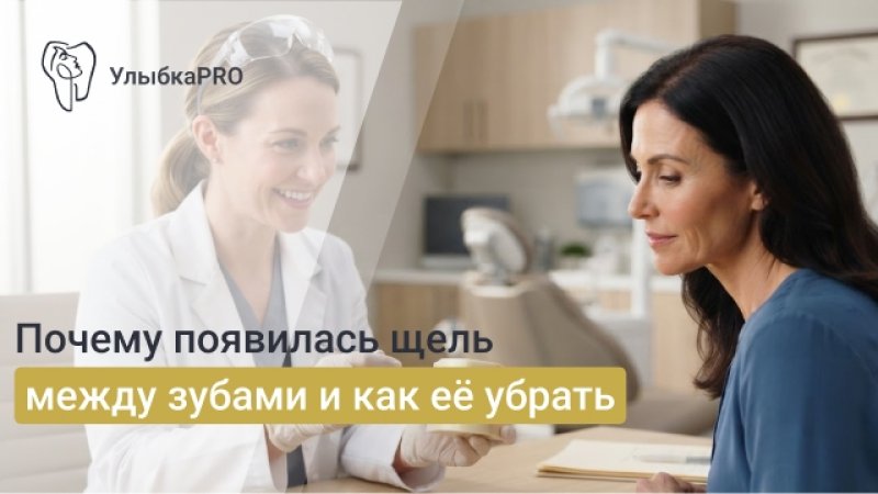 Щель между зубами диастема причины и лечение
