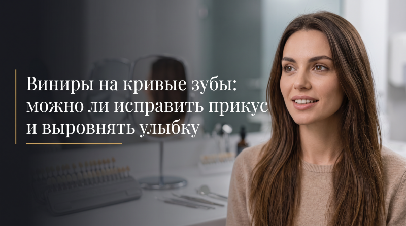Виниры на кривые зубы: можно ли исправить прикус и выровнять улыбку