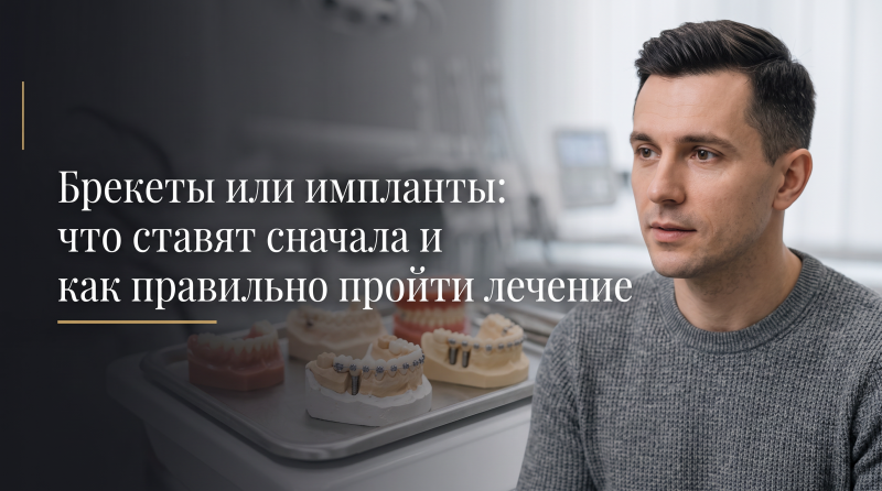 Брекеты или импланты: что ставят сначала и как правильно пройти лечение