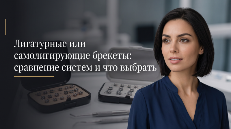Лигатурные или самолигирующие брекеты: сравнение систем и что выбрать