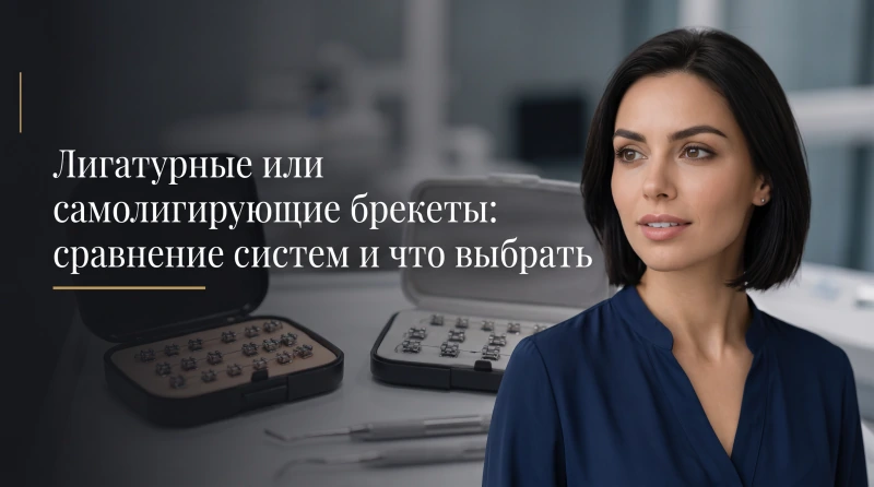 Лигатурные или самолигирующие брекеты: сравнение систем и что выбрать