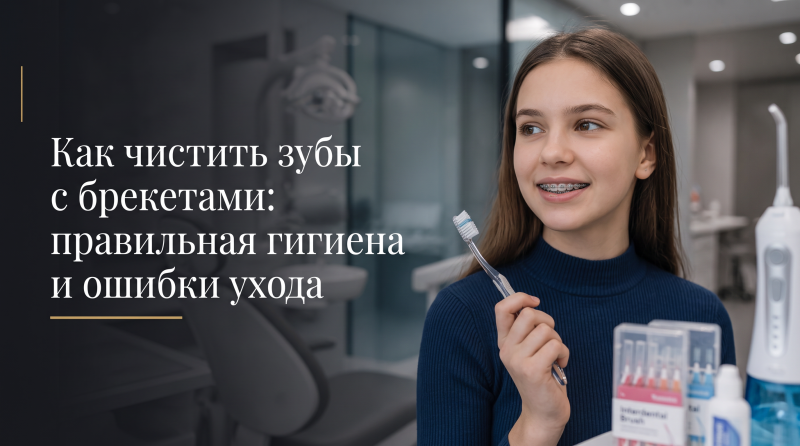 Как чистить зубы с брекетами: правильная гигиена и ошибки ухода