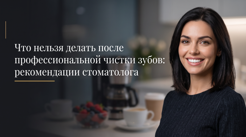 Что нельзя делать после профессиональной чистки зубов: рекомендации стоматолога