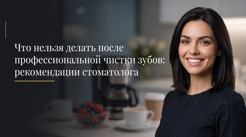 Что нельзя делать после профессиональной чистки зубов: рекомендации стоматолога