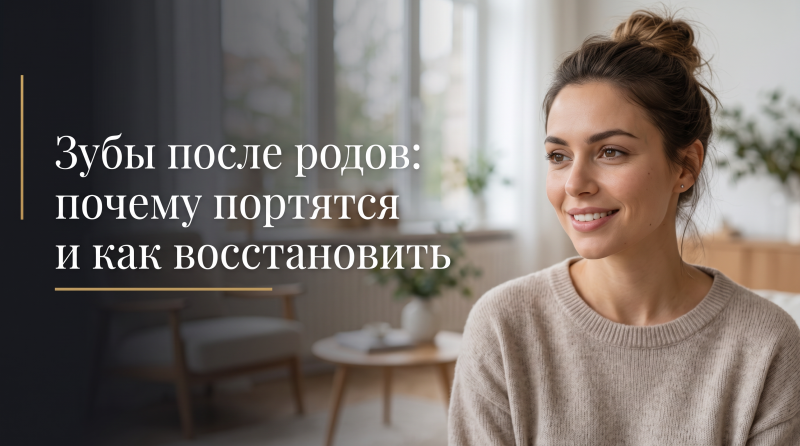 Зубы после родов: почему портятся и как восстановить