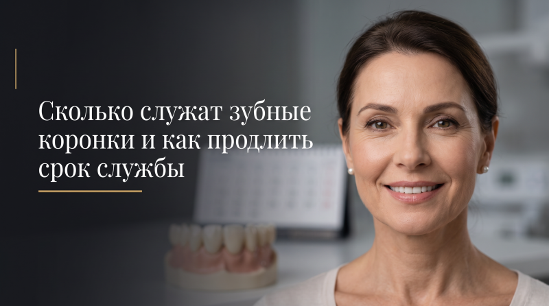 Сколько служат зубные коронки и как продлить срок службы