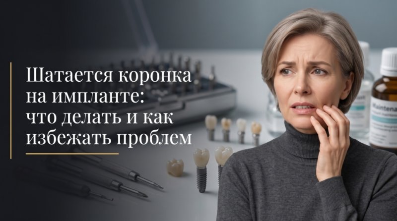 Шатается коронка на импланте: что делать и как избежать проблем