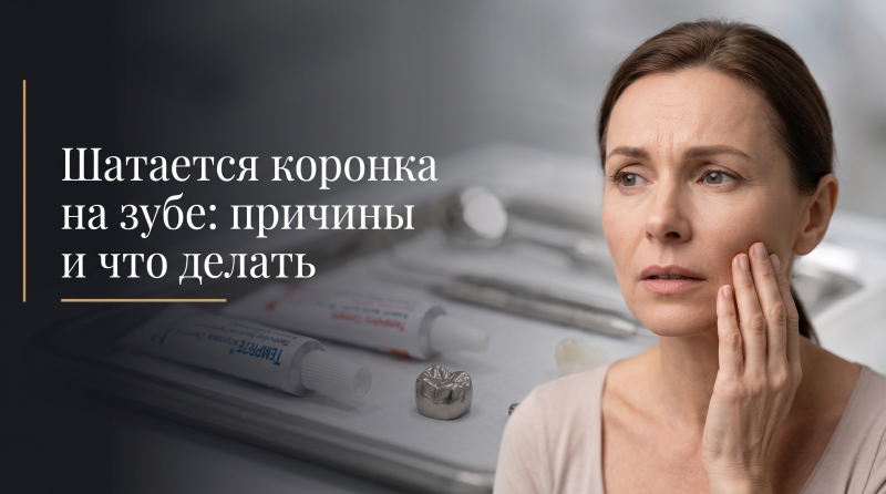 Шатается коронка на зубе: причины и что делать