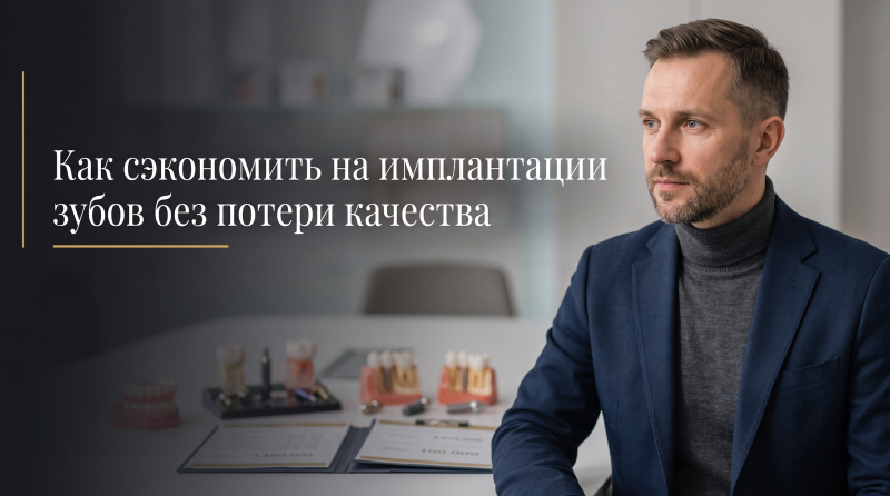 Как сэкономить на имплантации зубов без потери качества