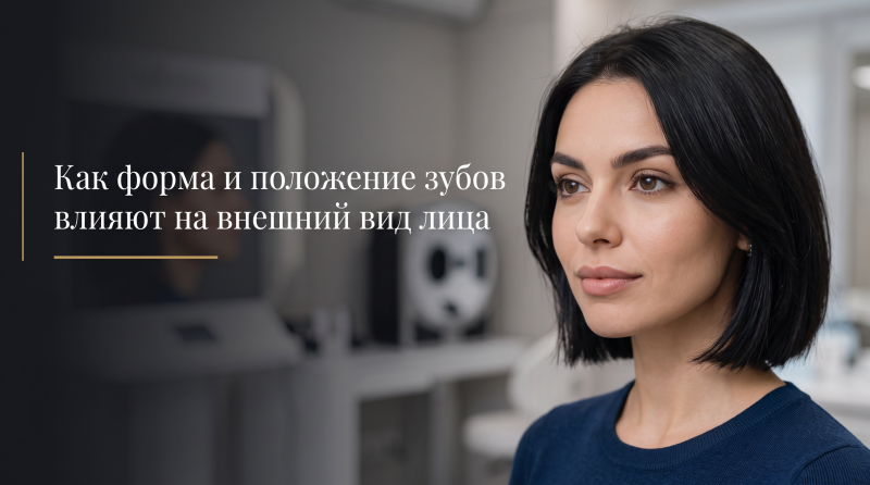 Как форма и положение зубов влияют на внешний вид лица