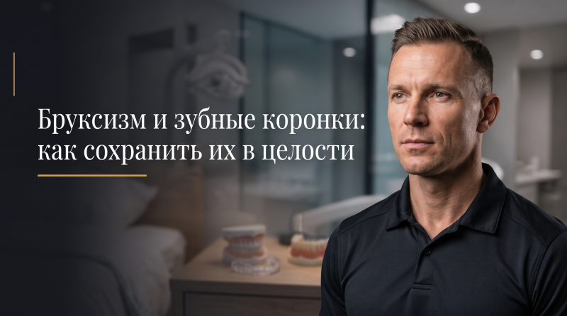 Бруксизм и зубные коронки: как сохранить их в целости