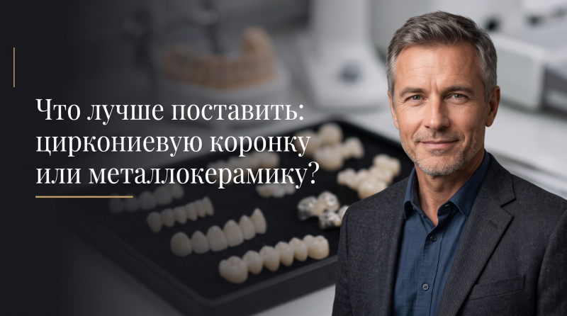 Что лучше поставить: циркониевую коронку или металлокерамику?