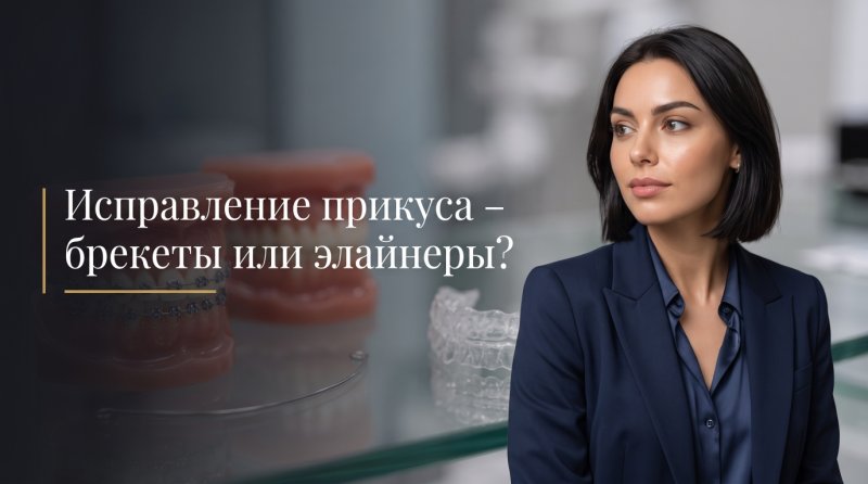 Исправление прикуса – брекеты или элайнеры?