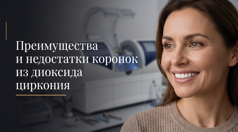 Преимущества и недостатки коронок из диоксида циркония