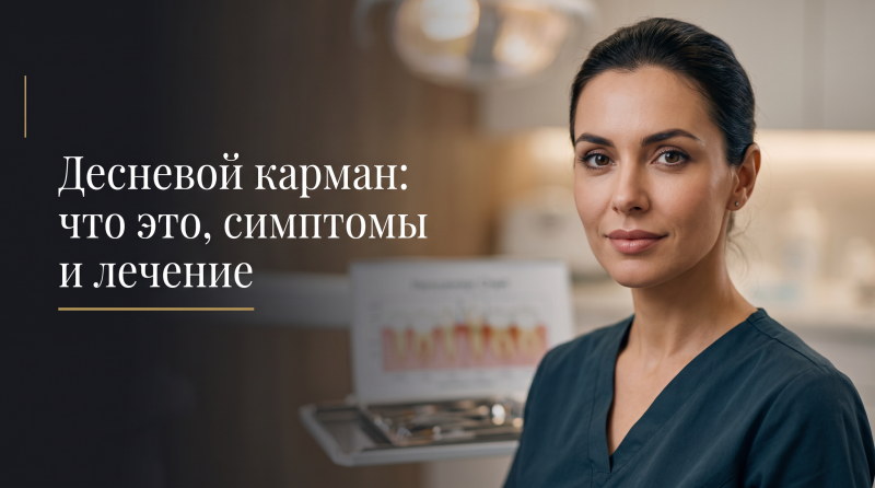 Десневой карман: что это, симптомы и лечение