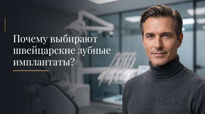 Почему выбирают швейцарские зубные имплантаты?