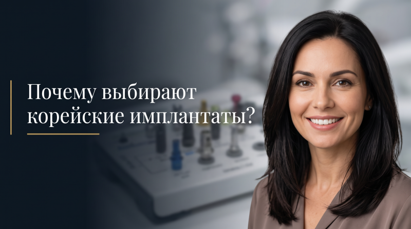 Почему выбирают корейские имплантаты?
