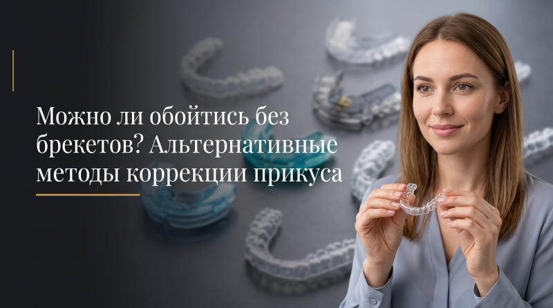 Можно ли обойтись без брекетов? Альтернативные методы коррекции прикуса