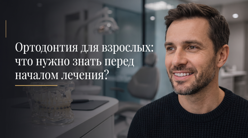 Ортодонтия для взрослых: что нужно знать перед началом лечения?