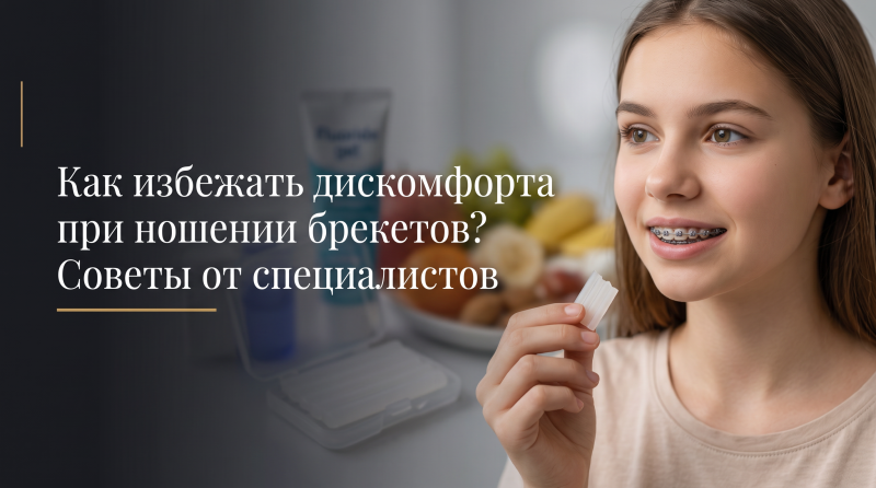 Как избежать дискомфорта при ношении брекетов? Советы от специалистов