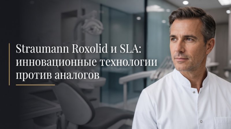 Straumann Roxolid и SLA: инновационные технологии против аналогов