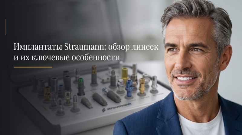 Имплантаты Straumann: обзор линеек и их ключевые особенности