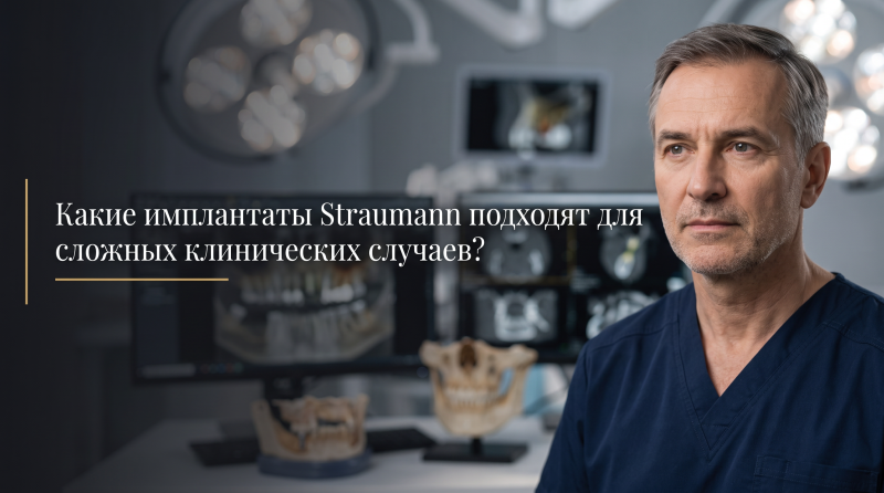 Какие имплантаты Straumann подходят для сложных клинических случаев?