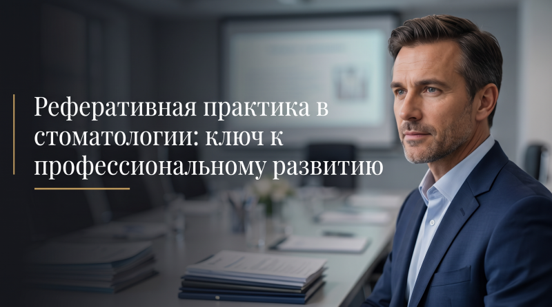 Реферативная практика в стоматологии: ключ к профессиональному развитию