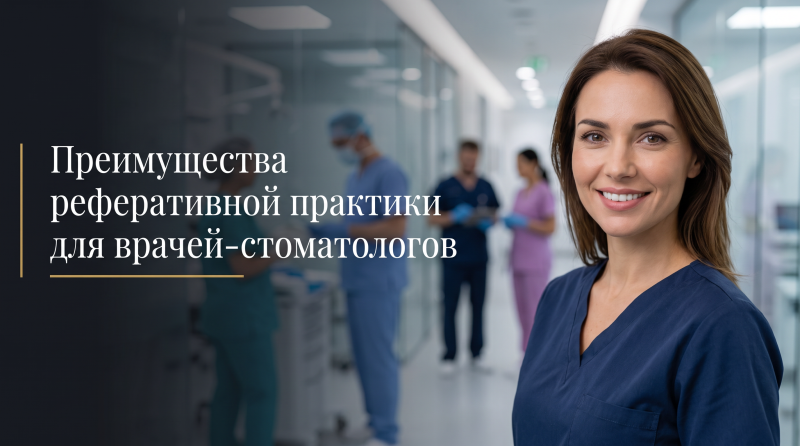 Преимущества реферативной практики для врачей-стоматологов