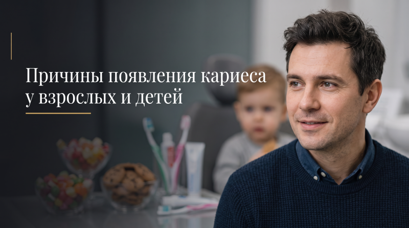 Причины появления кариеса у взрослых и детей