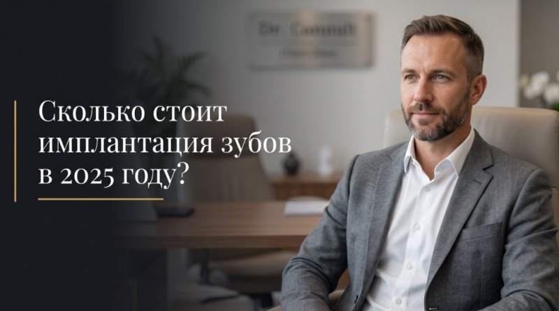 Сколько стоит имплантация зубов в 2025 году?