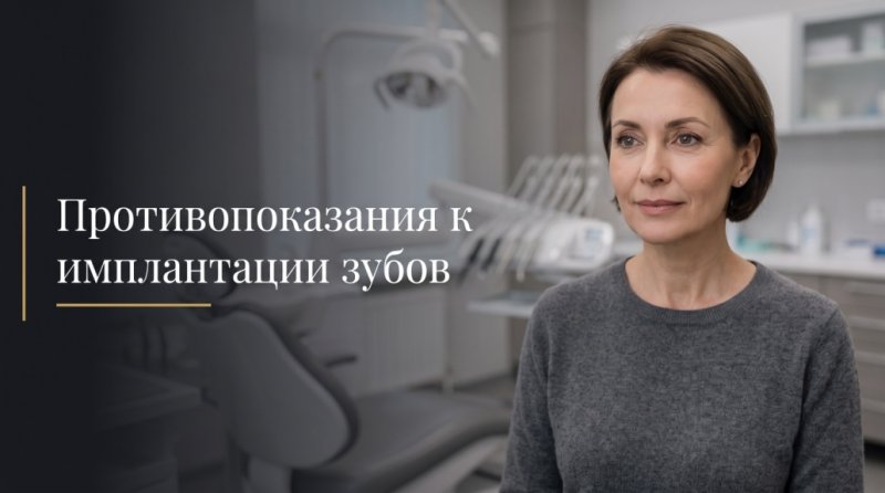 Противопоказания к имплантации зубов