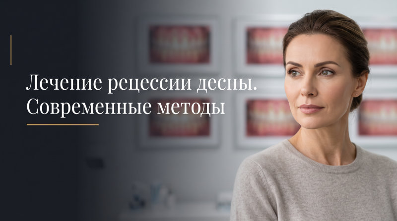 Лечение рецессии десны. Современные методы