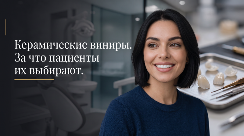 Керамические виниры. За что пациенты их выбирают.