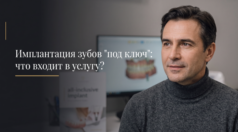 Имплантация зубов "под ключ": что входит в услугу?