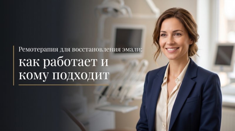 Ремотерапия для восстановления эмали: как работает и кому подходит