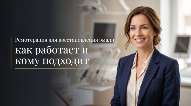 Ремотерапия для восстановления эмали: как работает и кому подходит