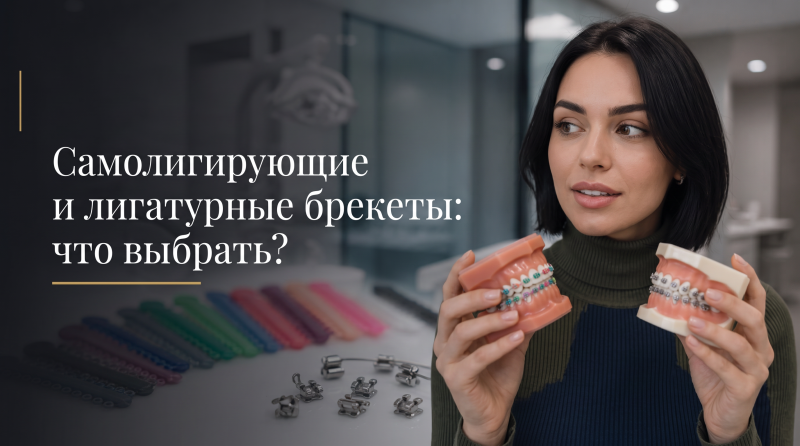 Самолигирующие и лигатурные брекеты: что выбрать?