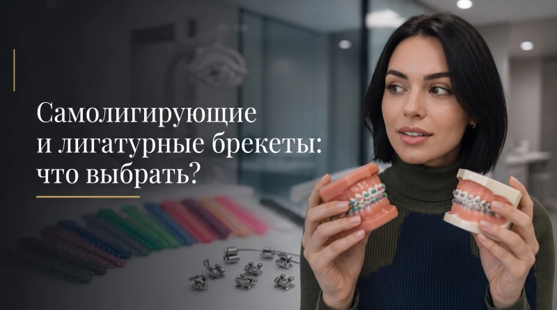 Самолигирующие и лигатурные брекеты: что выбрать?