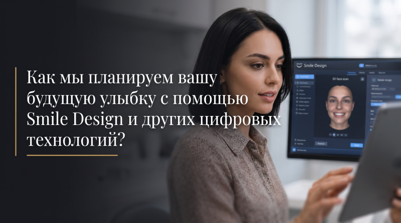 Как мы планируем вашу будущую улыбку с помощью Smile Design и других цифровых технологий?