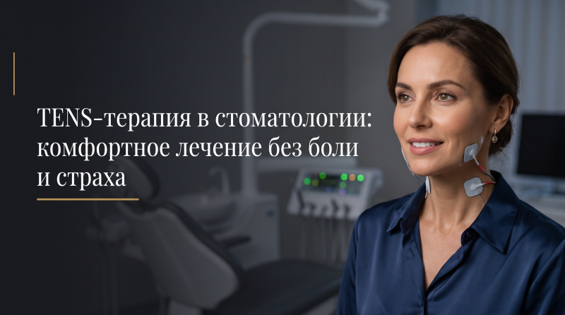 TENS-терапия в стоматологии: комфортное лечение без боли и страха