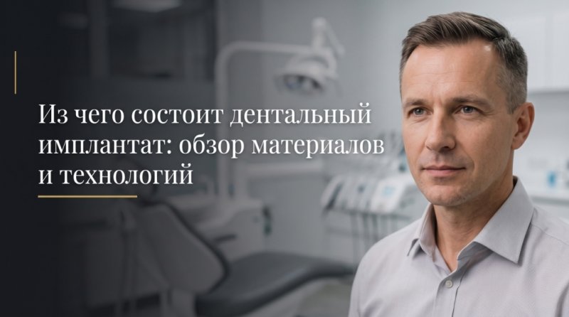 Из чего состоит дентальный имплантат: обзор материалов и технологий