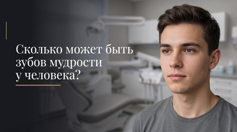 Сколько может быть зубов мудрости у человека?